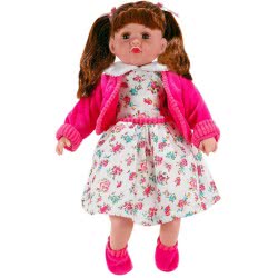 OEM My Doll With White Dress Flowers, Speaks Greek G12-LP2401 5555552401126