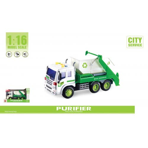 Toys-shop Choice Friction Purifier Truck With Light Και Music 1:16 JA087028 6990119870288