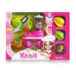 Toys-shop Choice Kitchen Baby Mixer And Fruits JU042378 6990119423781