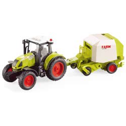 Toys-shop Choice Friction Τρακτέρ Με Πρέσα, Φώτα Και Ήχους 1:16 JA086681 6990119866816