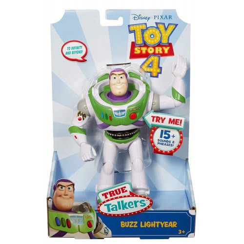 Mattel Disney Pixar Toy Story Φιγούρες 18 Εκ. Που Μιλάνε Αγγλικά - Buzz Lightyear GDP80 / GDP84 887961750515