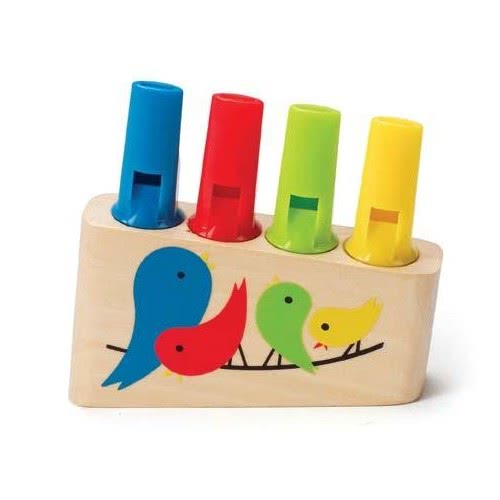 Hape Early Explorer Ξύλινος Αυλός Φλάουτο Rainbow Pan Flute E1025 6943478010062