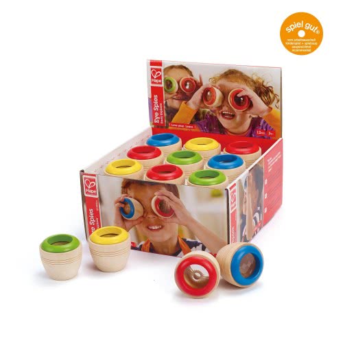 Hape Early Explorer Ξύλινο Καλειδοσκόπιο (Κόκκινο, Κίτρινο, Γαλάζιο, Πράσινο) E1003 6943478003354