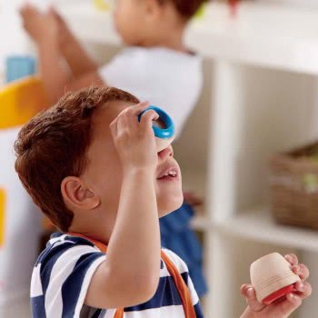 Hape Early Explorer Ξύλινο Καλειδοσκόπιο (Κόκκινο, Κίτρινο, Γαλάζιο, Πράσινο) E1003 6943478003354