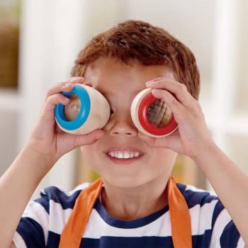 Hape Early Explorer Ξύλινο Καλειδοσκόπιο (Κόκκινο, Κίτρινο, Γαλάζιο, Πράσινο) E1003 6943478003354