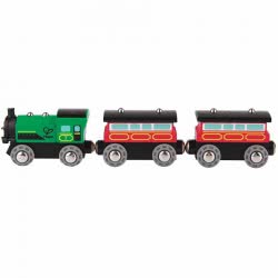 Hape Railway Ξύλινο Τρενάκι Stream-Era E3719 6943478018303