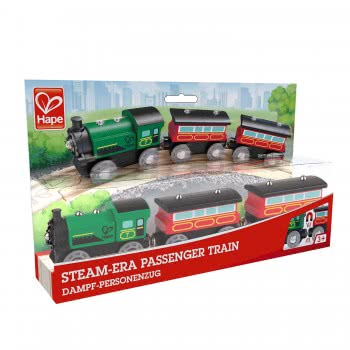 Hape Railway Ξύλινο Τρενάκι Stream-Era E3719 6943478018303