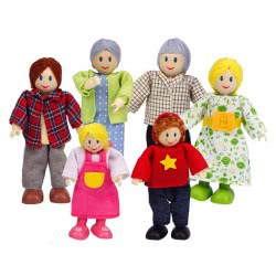 Hape Happy Family Caucasian E3500 6943478004566