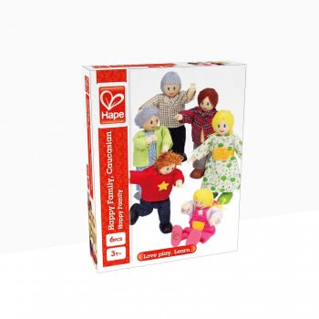 Hape Happy Family Caucasian E3500 6943478004566