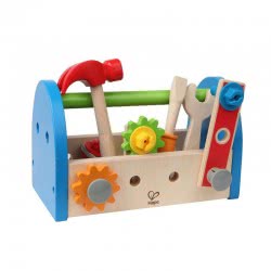 Hape Fix-It Tool Box - Καλαθάκι Με Βίδες & Εργαλεία Που Τα Αποθηκεύει & Μεταφέρεται - 17Τεμ. E3001 6943478004238