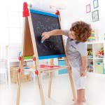 Hape Early Explorer Ξύλινος Πίνακας Magnetic All-In-One Easel E1010 6943478010024