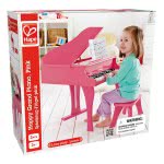 Hape Early Melodies Ξύλινο Πιάνο 30 Κλειδιά- Grand Piano Pink E0319 6943478008885