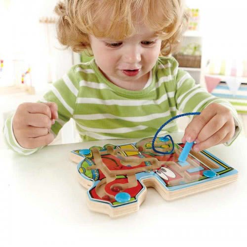 Hape Early Explorer Ξύλινο Παιχνίδι Με Μπίλιες Choo Choo Tracks E1701 6943478003897