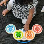 Hape Kids II Magic Touch Drums Wooden Toy 800803G53 6943478024861