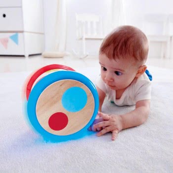 Hape Early Melodies Baby Drum Ξύλινο Τύμπανο E0333 6943478017726