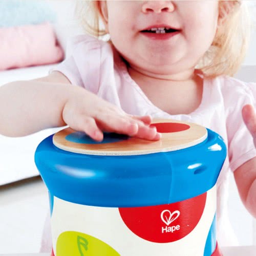 Hape Early Melodies Baby Drum Wooden E0333 6943478017726