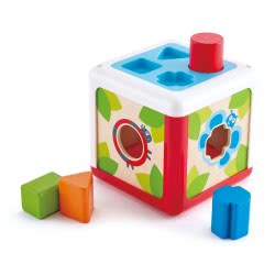 Early Explorer Ξύλινο Shape Sorting Box - Garden E0507 6943478024960