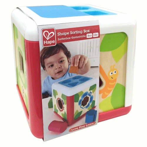 Early Explorer Ξύλινο Shape Sorting Box - Garden E0507 6943478024960