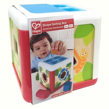 Early Explorer Ξύλινο Shape Sorting Box - Garden E0507 6943478024960