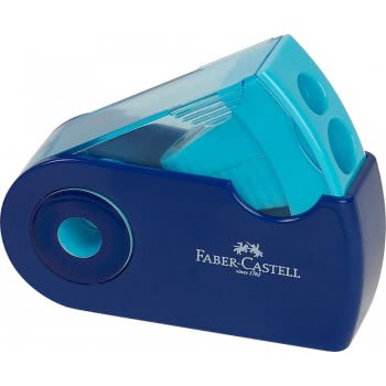 Faber-Castell Sleeve Mini Double Hole Sharpener Box - 3 Colours 182704 6933256640468