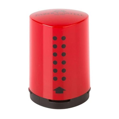 Faber-Castell Single Sharpener Grip 2001 Mini - Blue, Red - 2 Colours 183788 4005401837886