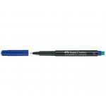 Faber-Castell Πολυ-Μαρκαδόρος Multimark Πάχους F Μπλε Με Γόμα 151351 4005401513513