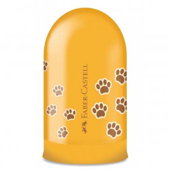 Faber-Castell Ξύστρα Motif Jelly Πατουσάκια - 4 Χρώματα 583213 6933256637673