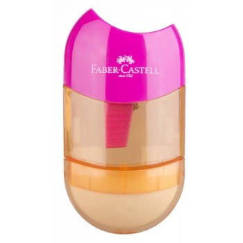 Faber-Castell Eraser Sharpener Aplle Combi - 3 Colours 183604 6933256640666