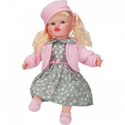 OEM My Doll V2 With Grey Poua Dress, Speeks Greek 46 Cm G02-LP2401 5255552401027