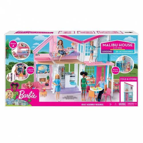 Mattel Barbie Malibu House Playset FXG57 887961690774