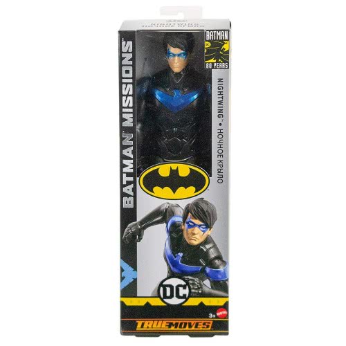 Mattel Batman Missions True Moves Figure Nightwing FVM69 / GCK90 887961729689