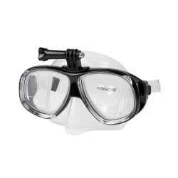 Spokey Tamuk Camera Μάσκα Κολύμβησης Με Κράτημα Για Φωτογραφική Μηχανή - Μαύρο 922560 5902693225607