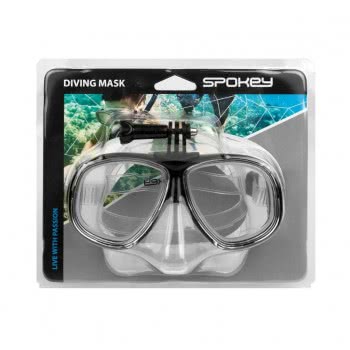 Spokey Tamuk Camera Μάσκα Κολύμβησης Με Κράτημα Για Φωτογραφική Μηχανή - Μαύρο 922560 5902693225607