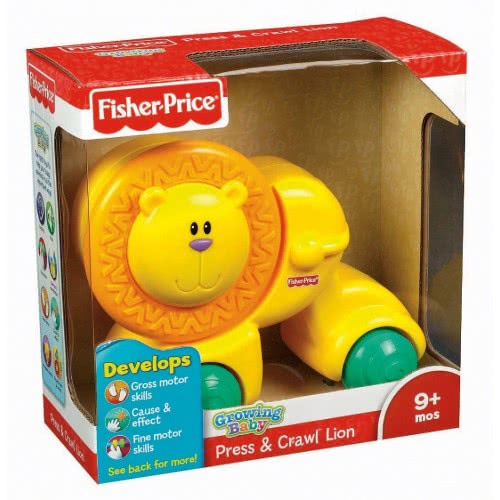 Mattel Growing Baby Press And Crawl Lion W3149 746775045654