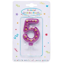 PROCOS Numeral Candles No. 5 089168 5201184891681