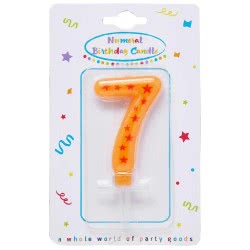 PROCOS Numeral Candles No. 7 089170 5201184891704