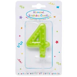 PROCOS Numeral Candles No. 4 089167 5201184891674