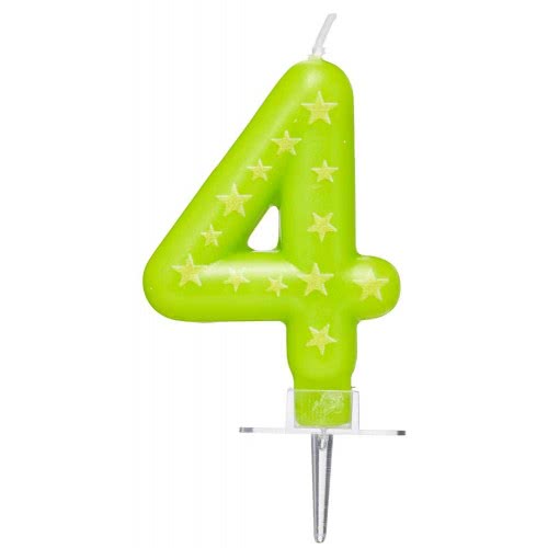 PROCOS Numeral Candles No. 4 089167 5201184891674