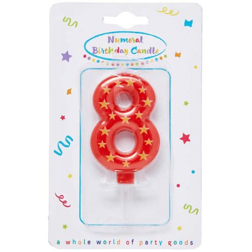 PROCOS Numeral Candles No. 8 089171 5201184891711