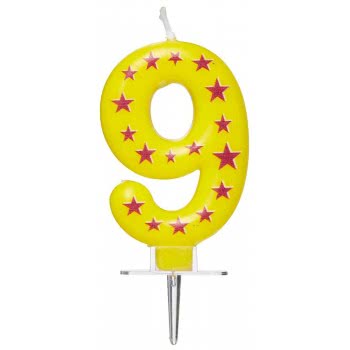 PROCOS Numeral Candles No. 9 089172 5201184891728