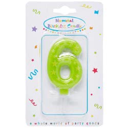 PROCOS Numeral Candles No. 6 089169 5201184891698