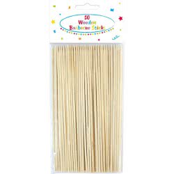 PROCOS Wooden Barbecue Skewers - 50Pcs 089176 5201184891766