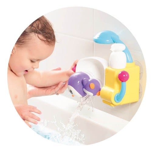 TOMY Toomies Baby Toddler Bath Toy Peryns Shower And Scrub For 18+ Months 1000-72610 5011666726109