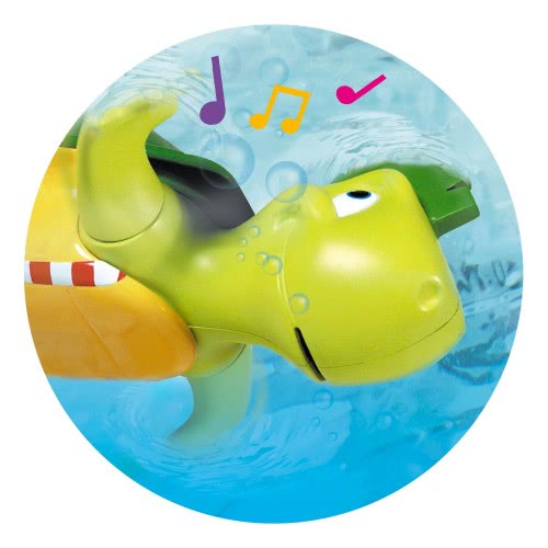 TOMY Toomies Baby Toddler Bathtoy Swim And Sing Turtle For 12+ Months 1000-27121 5011666027121