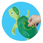 TOMY Toomies Baby Toddler Bathtoy Swim And Sing Turtle For 12+ Months 1000-27121 5011666027121