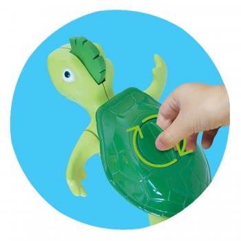 TOMY Toomies Baby Toddler Bathtoy Swim And Sing Turtle For 12+ Months 1000-27121 5011666027121