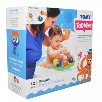 TOMY Toomies Baby Toddler Bath Toy Octopals For 12+ Months 1000-27562 5011666027565