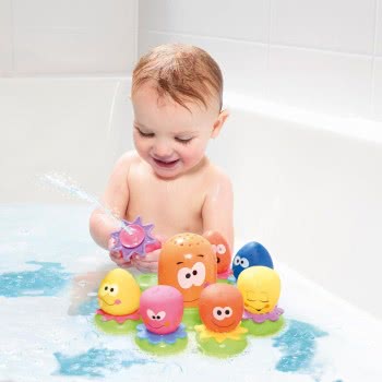 TOMY Toomies Baby Toddler Bath Toy Octopals For 12+ Months 1000-27562 5011666027565