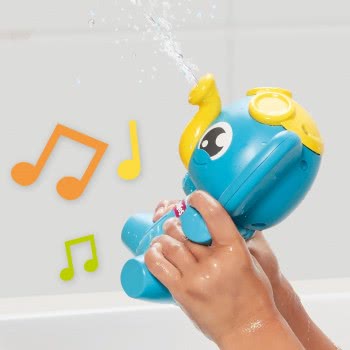 TOMY Toomies Baby Toddler Bath Toy Elephant Sing And Squirt For 18+ Months 1000-72815 5011666728158