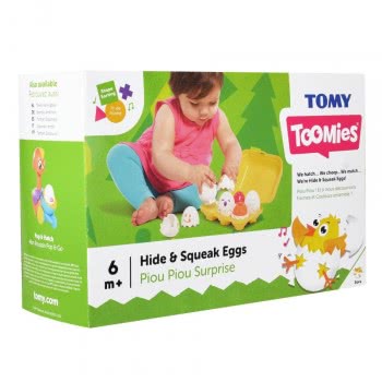 TOMY Toomies Βρεφικό Παιχνίδι Αυγοθήκη Για 6+ Μηνών 1000-11581 5011666015814